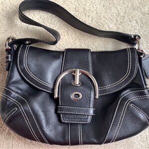 COACH #10316 mini soho bag black.